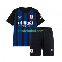 Equipación completa Niño Middlesbrough Camiseta de visitante 2025-2026 Manga Corta