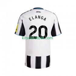 Newcastle United Elanga 20 Hombre Camiseta de local 2025-2026 Manga Corta