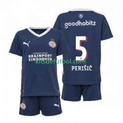 Equipación completa Niño PSV Eindhoven Ivan Perisic 5 Camiseta de visitante 2025-2026 Manga Corta