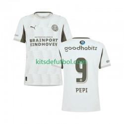 PSV Eindhoven Ricardo Pepi 9 Hombre Camiseta alternativa 2025-2026 Manga Corta