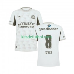 PSV Eindhoven Sergino Dest 8 Hombre Camiseta alternativa 2025-2026 Manga Corta