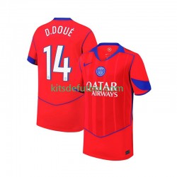 Paris Saint-Germain Desire Doue 14 Hombre Camiseta alternativa 2025-2026 Manga Corta