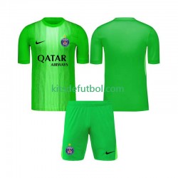 Equipación completa Niño Paris Saint-Germain Portero Camiseta de visitante 2025-2026 Manga Corta