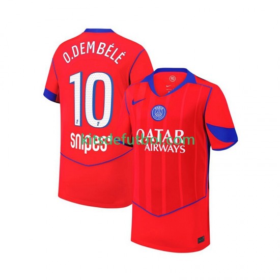 Paris Saint-Germain Ousmane Dembele 10 Hombre Camiseta alternativa 2025-2026 Manga Corta