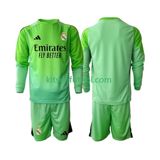 Equipación completa Niño Real Madrid Camiseta de visitante 2025-2026 Manga Larga