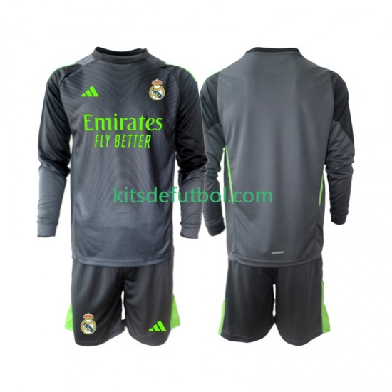 Equipación completa Niño Real Madrid Portero Camiseta alternativa 2025-2026 Manga Larga