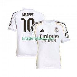 Real Madrid Kylian Mbappe 10 Hombre Camiseta de local 2025-2026 Manga Corta
