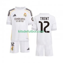 Equipación completa Niño Real Madrid Trent Alexander-Arnold 12 Camiseta de local 2025-2026 Manga Corta