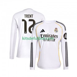 Real Madrid Trent Alexander-Arnold 12 Hombre Camiseta de local 2025-2026 Manga Larga
