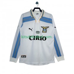 SS Lazio Retro 1999 2000 Hombre Camiseta de visitante Manga Larga