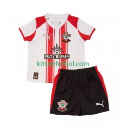 Equipación completa Niño Southampton Camiseta de local 2025-2026 Manga Corta