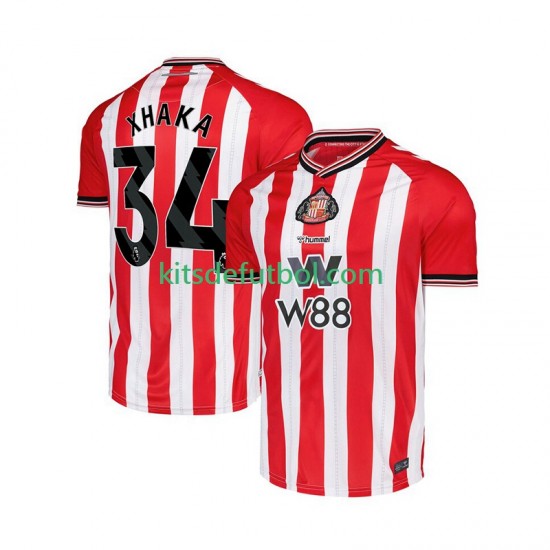 Sunderland Granit Xhaka 34 Hombre Camiseta de local 2025-2026 Manga Corta