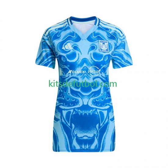 Tigres UANL Mujer Camiseta de visitante 2025-2026 Manga Corta