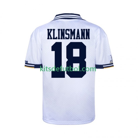 Tottenham Hotspur Retro 1994 Hombre Camiseta de local Manga Corta