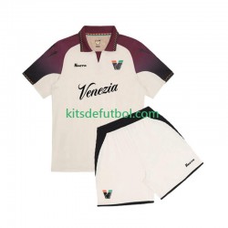 Equipación completa Niño Venezia Camiseta de visitante 2025-2026 Manga Corta