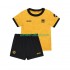 Equipación completa Niño Wolverhampton Wanderers Camiseta de local 2025-2026 Manga Corta