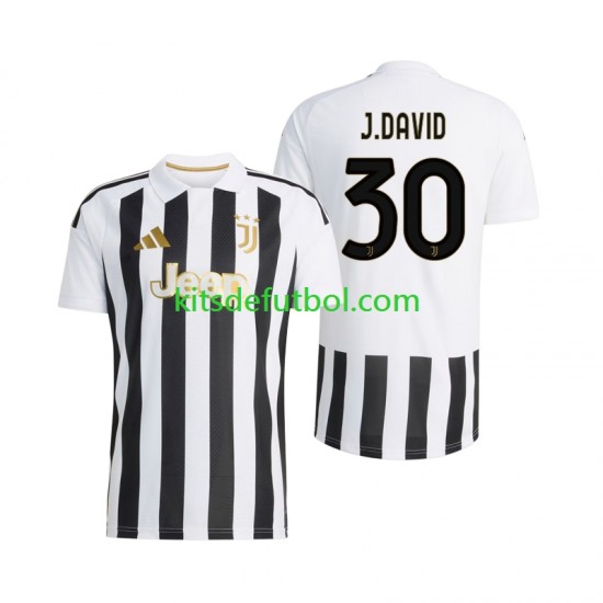 Juventus Jonathan David 30 Hombre Camiseta de local 2026-2027 Manga Corta