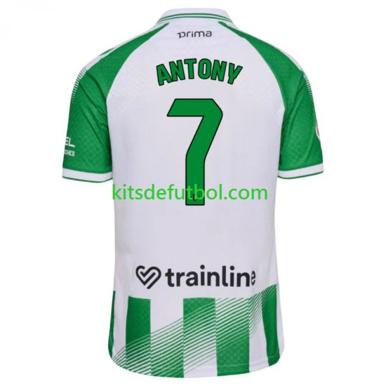 Real Betis Antony 7 Hombre Camiseta de local 2026-2027 Manga Corta
