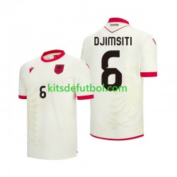 World Cup 2026 Albania Berat Djimsiti 6 Hombre Camiseta de visitante Manga Corta