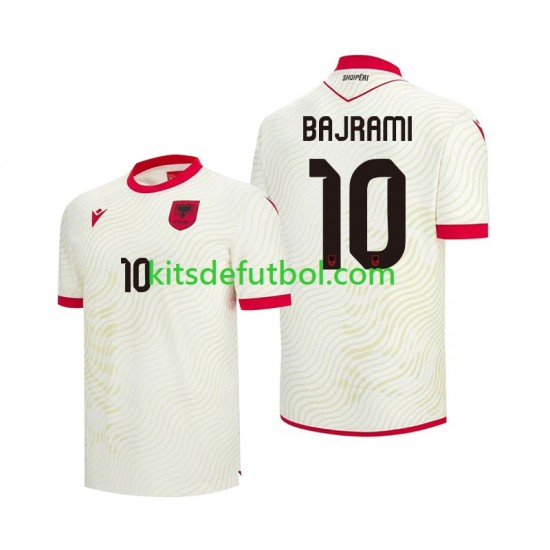 World Cup 2026 Albania Nedim Bajrami 10 Hombre Camiseta de visitante Manga Corta