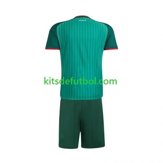 Equipación completa Niño Argelia 2026 Camiseta de visitante Manga Corta