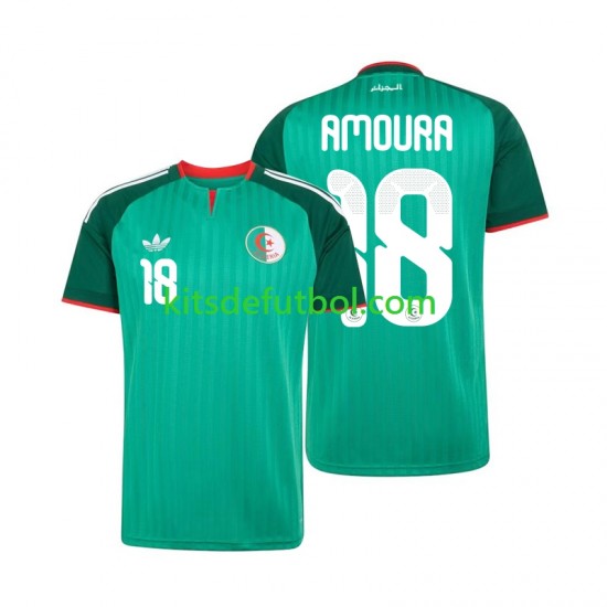 Argelia Mohamed Amoura 18 2026 Hombre Camiseta de visitante Manga Corta