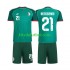 Equipación completa Niño Argelia Ramy Bensebaini 21 2026 Camiseta de visitante Manga Corta
