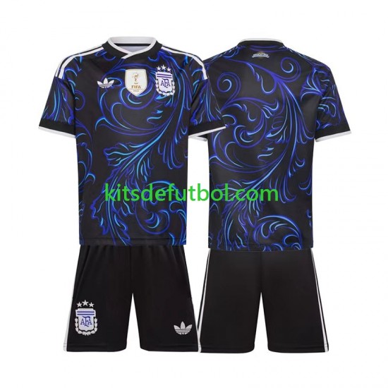 Equipación completa Niño World Cup 2026 Argentina Camiseta de visitante Manga Corta