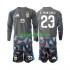 Equipación completa Niño World Cup 2026 Argentina Portero Emiliano Martinez 23 Camiseta de local Manga Larga