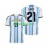 World Cup 2026 Argentina Jose Manuel Lopez 21 Hombre Camiseta de local Manga Corta