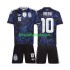 Equipación completa Niño World Cup 2026 Argentina Lionel Messi 10 Camiseta de visitante Manga Corta