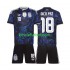 Equipación completa Niño World Cup 2026 Argentina Nico Paz 18 Camiseta de visitante Manga Corta