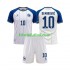 Equipación completa Niño World Cup 2026 Bosnia y Herzegovina Ermedin Demirovic 10 Camiseta de visitante Manga Corta