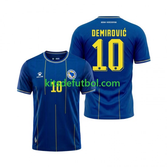 World Cup 2026 Bosnia y Herzegovina Ermedin Demirovic 10 Hombre Camiseta de local Manga Corta