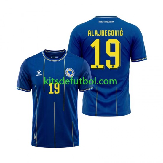 World Cup 2026 Bosnia y Herzegovina Kerim Alajbegovic 19 Hombre Camiseta de local Manga Corta