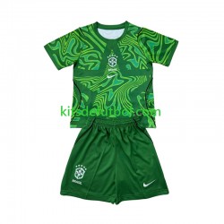 Equipación completa Niño World Cup 2026 Brasil Portero Camiseta de visitante Manga Corta