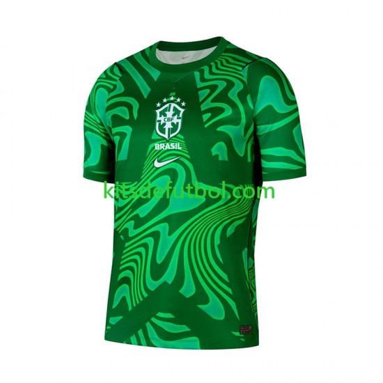 World Cup 2026 Brasil Portero Hombre Camiseta de visitante Manga Corta