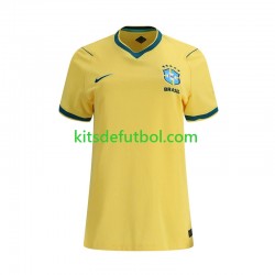 World Cup 2026 Brasil Mujer Camiseta de local Manga Corta