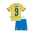 World Cup 2026 Brasil Matheus Cunha 9 Chidlren Camiseta de visitante Manga Corta