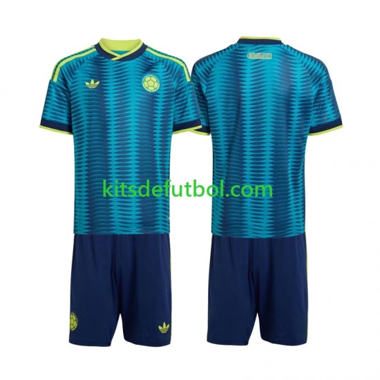 Equipación completa Niño World Cup 2026 Colombia Camiseta de visitante Manga Corta