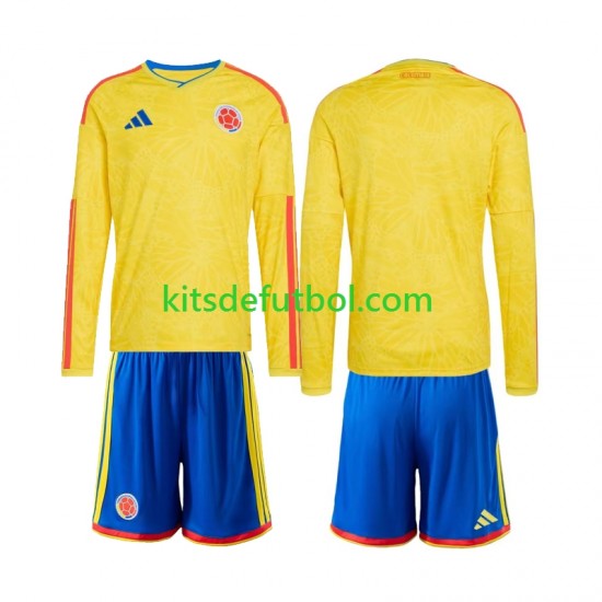 Equipación completa Niño World Cup 2026 Colombia Camiseta de local Manga Larga
