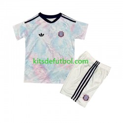 Equipación completa Niño Costa Rica 2026 Camiseta de visitante Manga Corta
