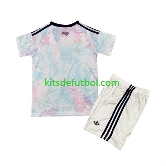 Equipación completa Niño Costa Rica 2026 Camiseta de visitante Manga Corta