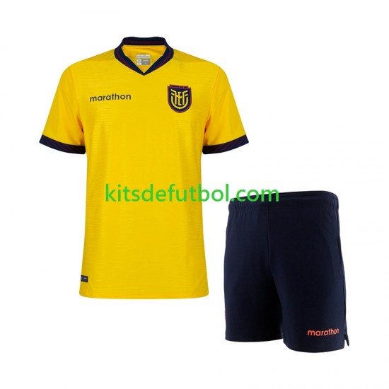 Equipación completa Niño World Cup 2026 Ecuador Camiseta de local Manga Corta