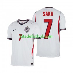 World Cup 2026 Inglaterra Bukayo Saka 7 Hombre Camiseta de local Manga Corta