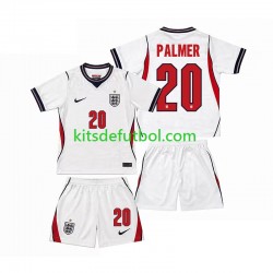 Equipación completa Niño World Cup 2026 Inglaterra Cole Palmer 20 Camiseta de local Manga Corta