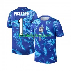 World Cup 2026 Inglaterra Portero Jordan Pickford 1 Hombre Camiseta alternativa Manga Corta