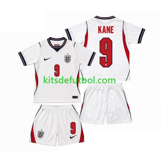 Equipación completa Niño World Cup 2026 Inglaterra Harry Kane 9 Camiseta de local Manga Corta