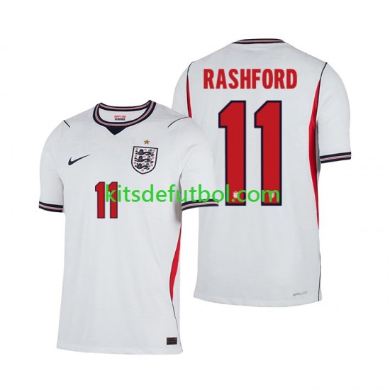 World Cup 2026 Inglaterra Marcus Rashford 11 Hombre Camiseta de local Manga Corta