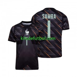 World Cup 2026 Francia Portero Brice Samba 1 Hombre Camiseta de local Manga Corta